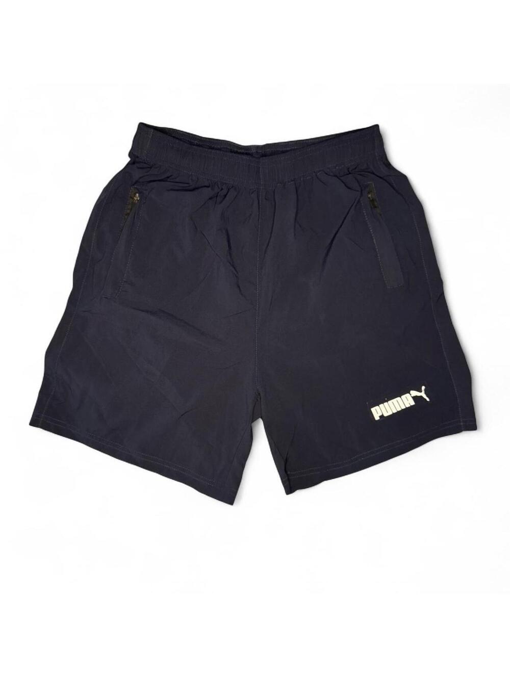 Puma Boy's Navy Drawstring Comfy Athletic Stretchy Gym Shorts Size XL